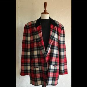 Casablanca Plaid Blazer